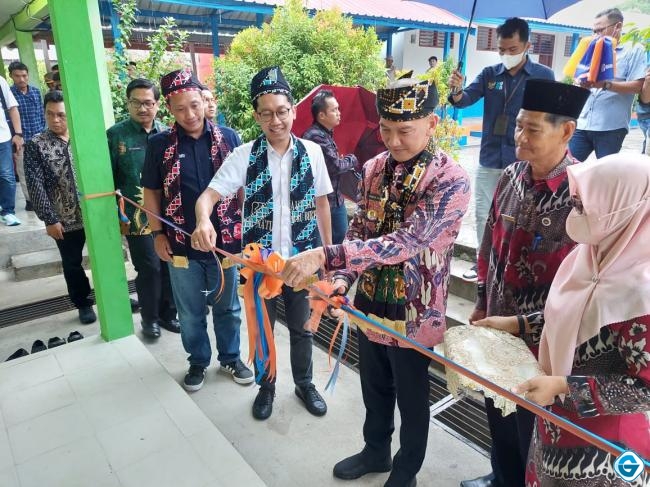 Rodhial Huda Apresiasi BRI atas Pembangunan Gedung Sekolah SDN 06 Bandarsyah